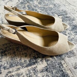 Geox Respira Peeptoe Wedge Heel